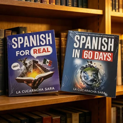 Spanish Learning Books Spanish in 60 Days & Spanish for Real