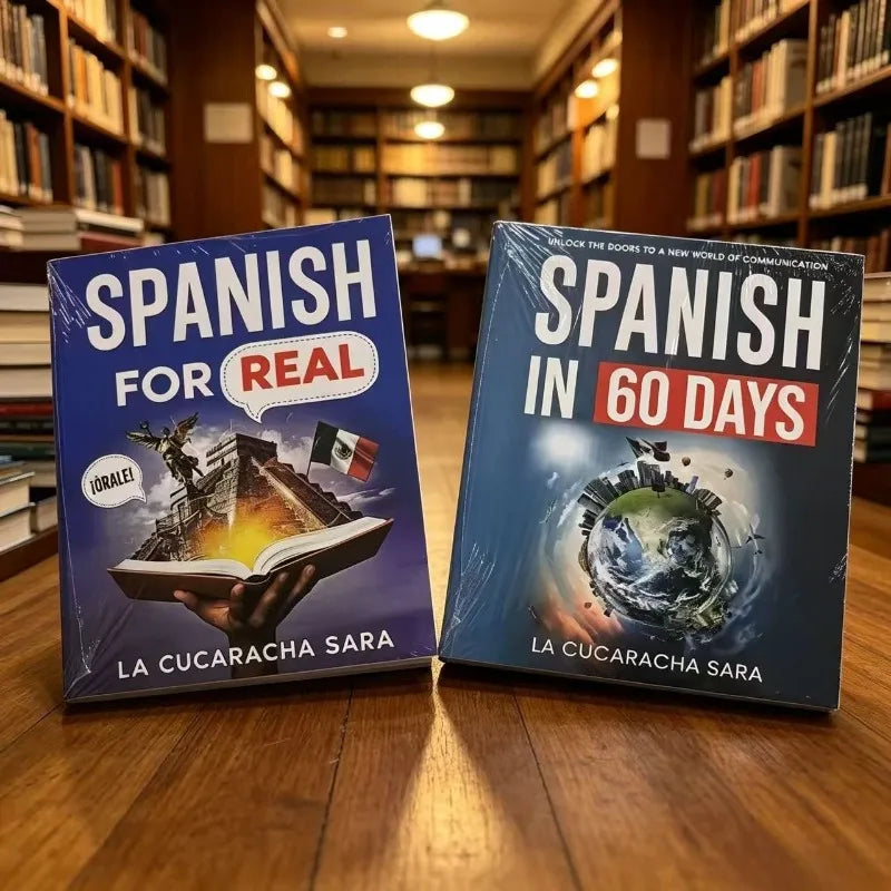 Spanish Learning Books Spanish in 60 Days & Spanish for Real