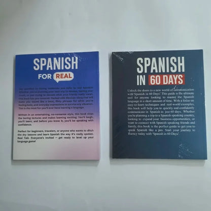 Spanish Learning Books Spanish in 60 Days & Spanish for Real